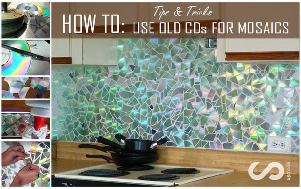 CD Mosaic DIY Kitchen Backsplash