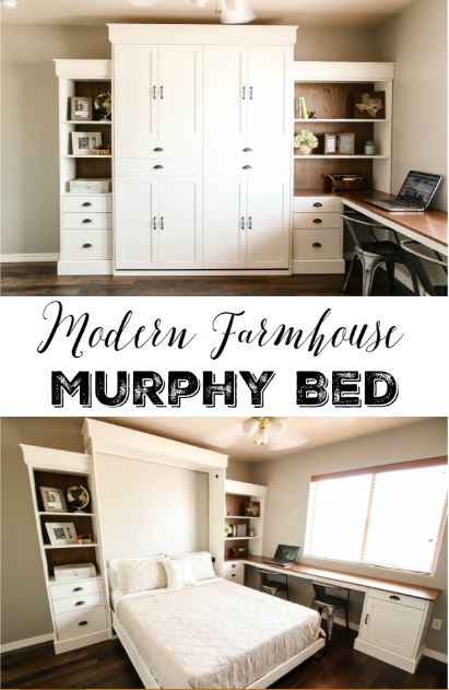 DIY Modern Farmhouse Murphy Bed