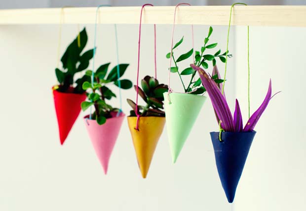 Hanging DIY Plant Pots