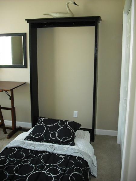 27 Diy Murphy Bed To Save Space In A, How To Build A Murphy Bed With Sofa Free Plans