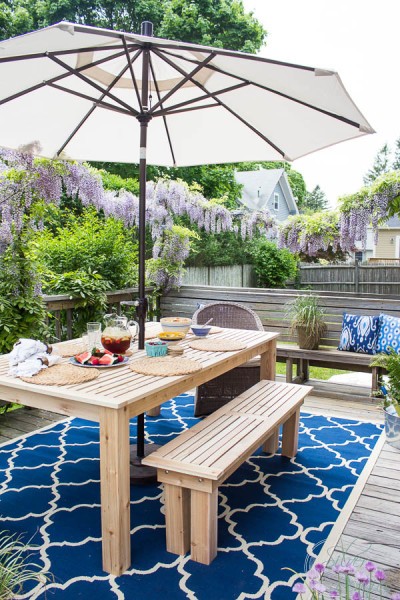 DIY outdoor table plans
