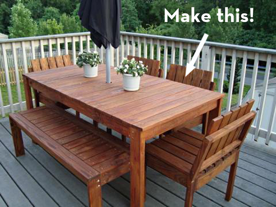 Under $50 DIY Outdoor Table