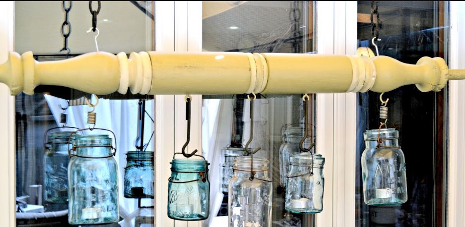 Wire Bail DIY Mason Jar Lanterns