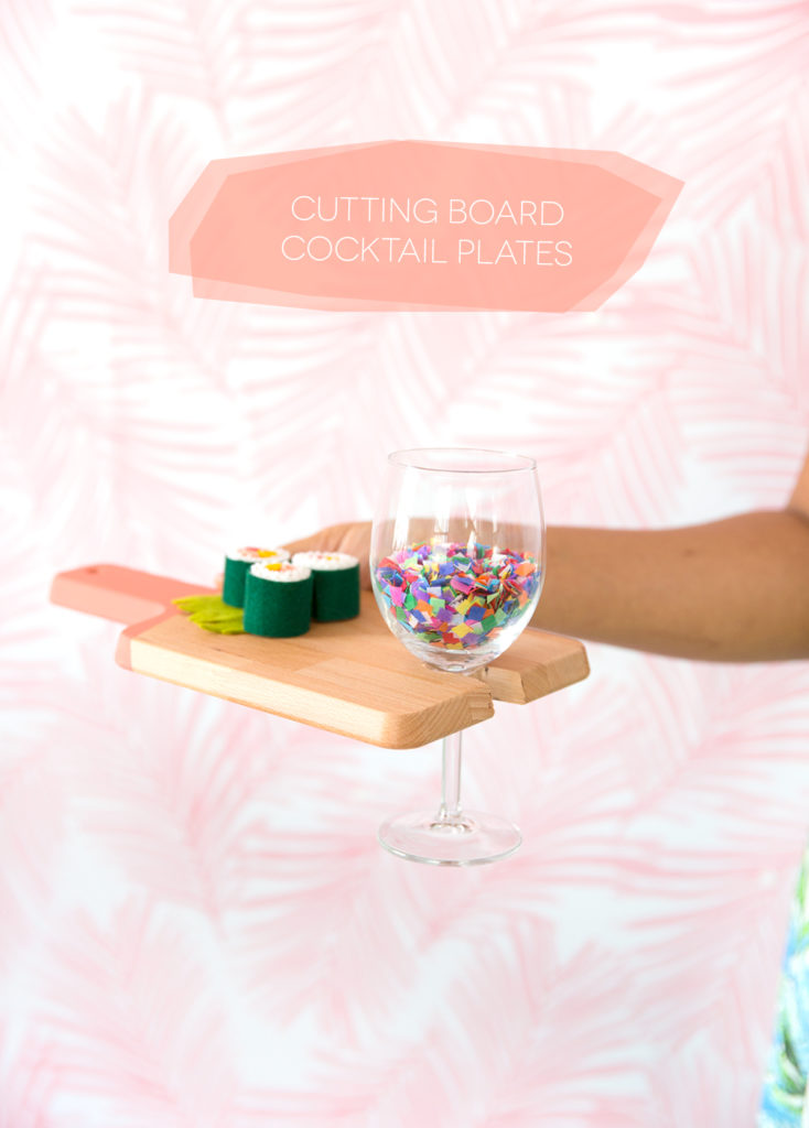 Cutting Board Cocktail Plates