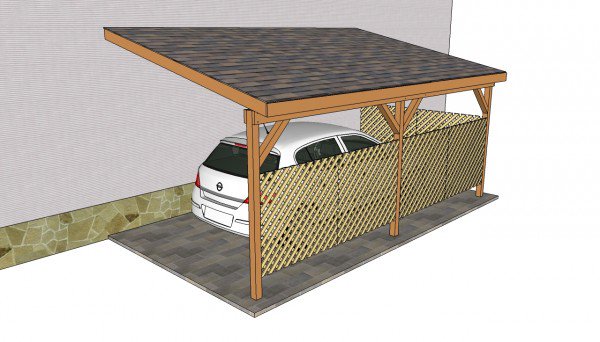 DIY garage carport