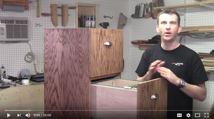 Make Two Drawer Filing Cabinet From Scratch
