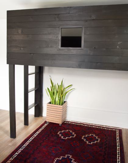 Modern DIY Loft Bed