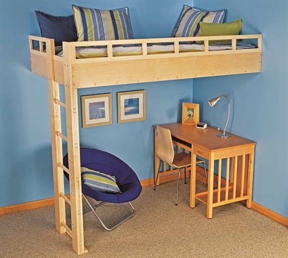 Simple-styled Loft Bed