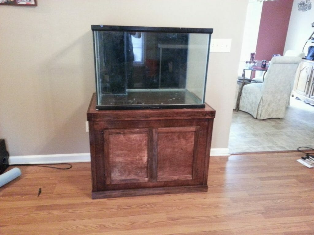 DIY Aquarium Stand For 40 Gallons Fish Tank