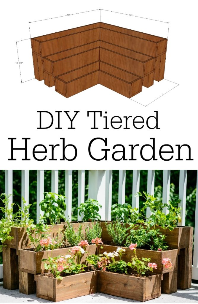 DIY Tiered Garden Box
