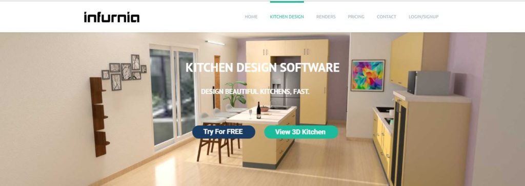 Infurnia Online Kitchen Design Software