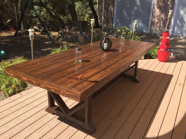 Comment faire sa table d'extérieur ?  Diy outdoor table, Outdoor dining  spaces, Outdoor patio decor
