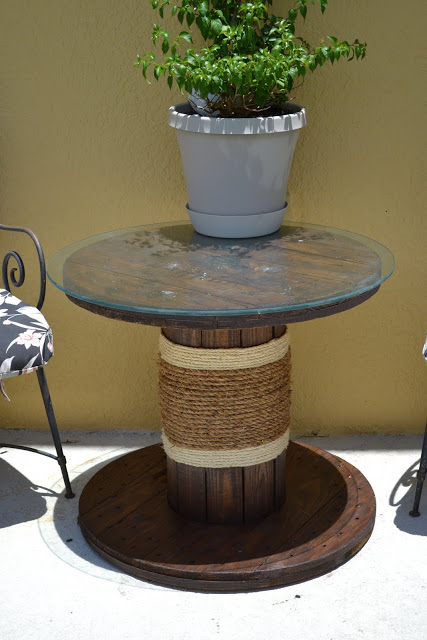 DIY Cable Spool Table