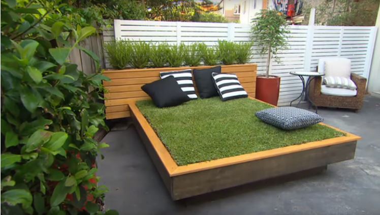 DIY Grass Bed