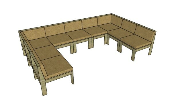 Outdoor Sectional Sofa Plans