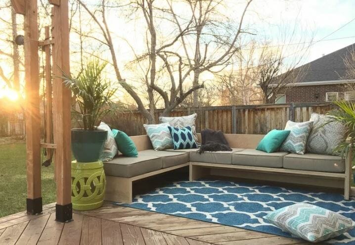 Outdoor Sectional With Storage