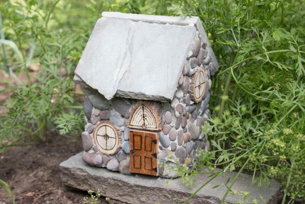 Cobblestone DIY Fairy House