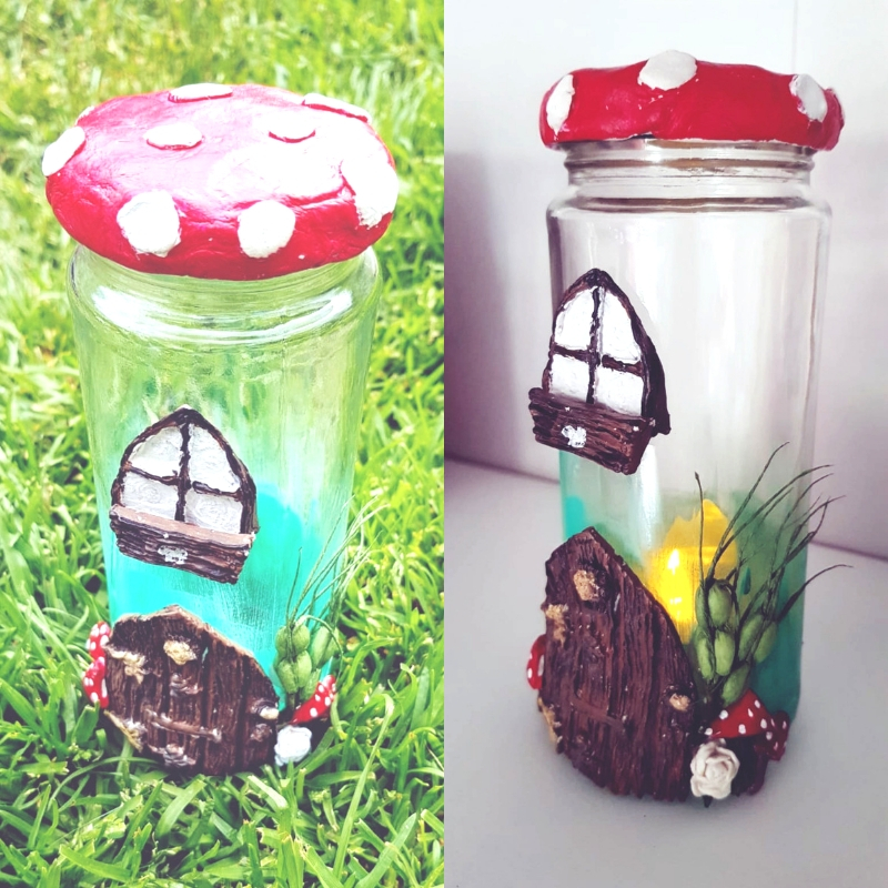 DIY Fairy House Jar