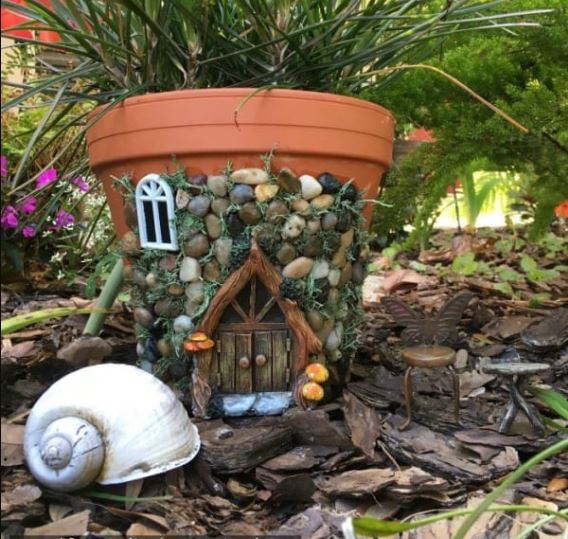 DIY Fairy House Planter