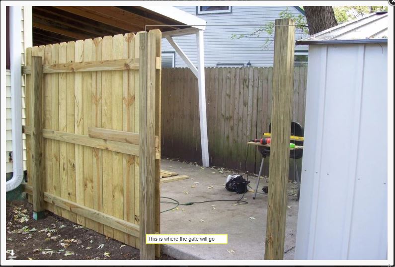 DIY Privacy Fence Gate