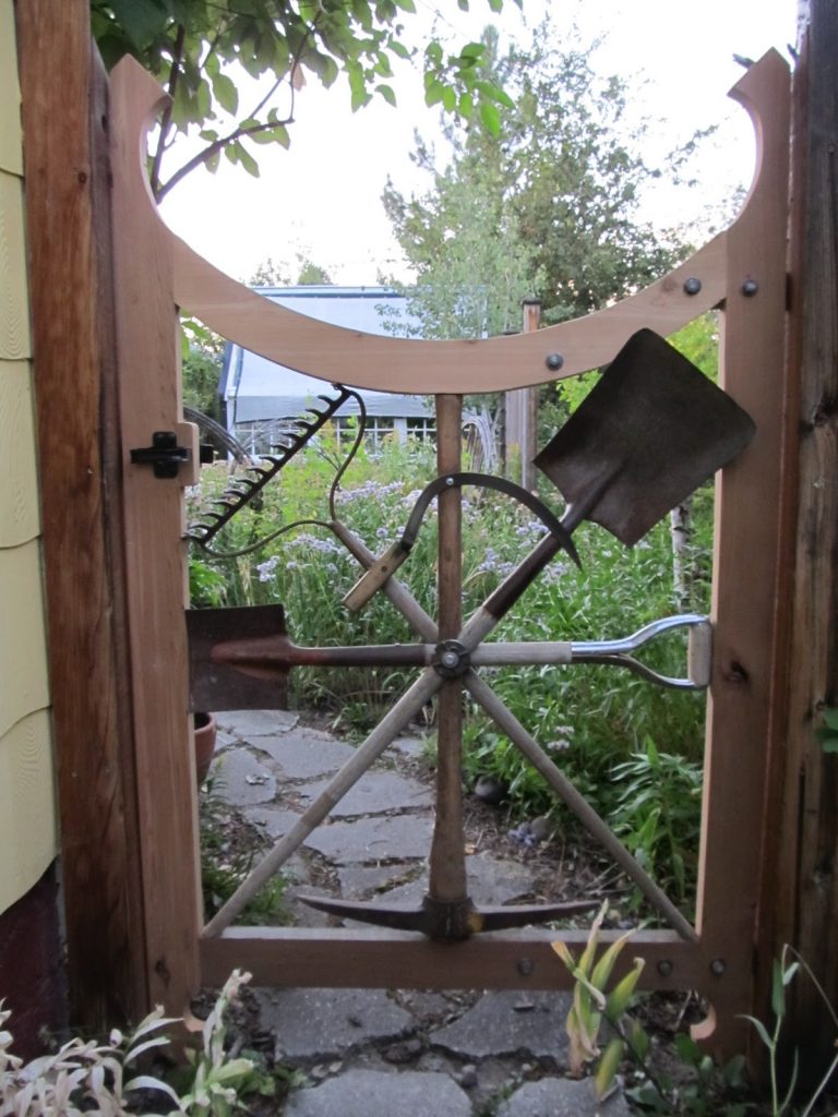 Repurposed DIY Garden Gate