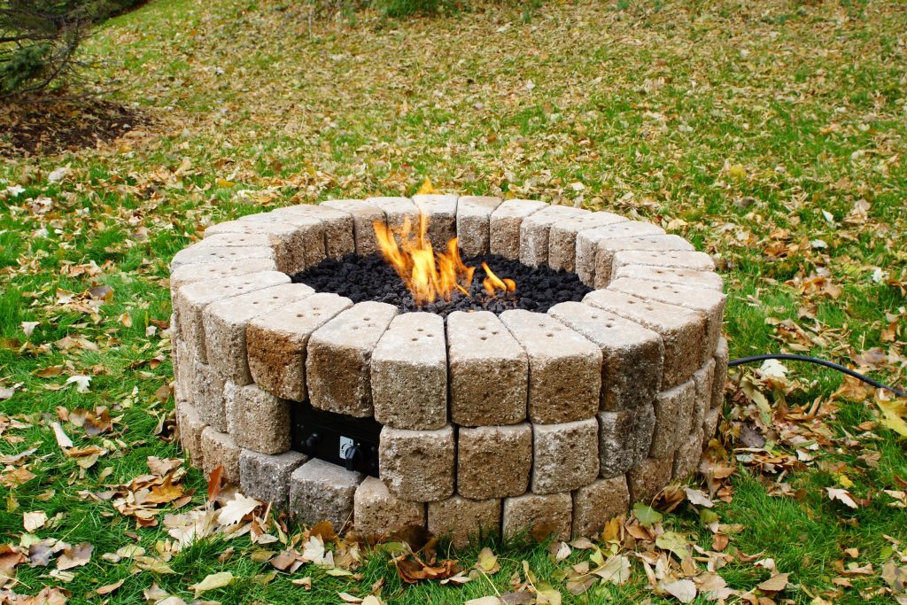 Customizable DIY Gas Fire Pit