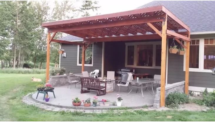 21 Diy Patio Cover Plans Learn How To, How To Build A Patio Cover With Corrugated Metal Roof