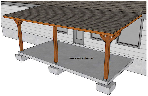 21 Diy Patio Cover Plans Learn How To, Blueprint Free Standing Patio Cover Plans