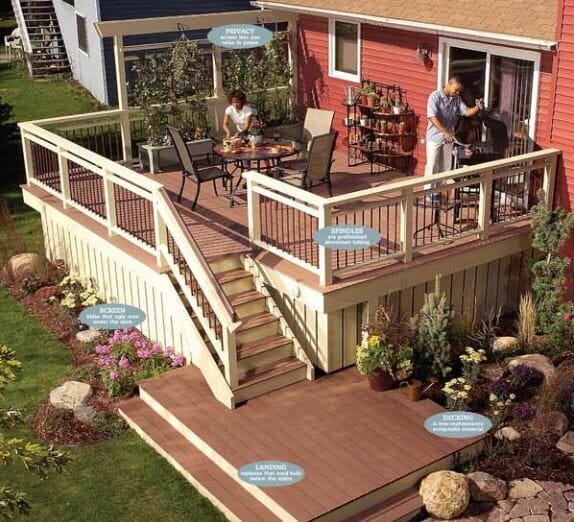 Upgraded Deck and Railing