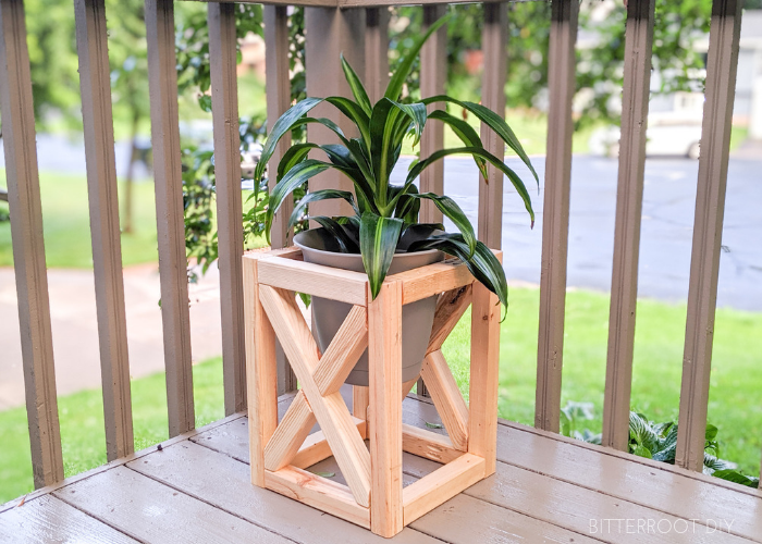 Sturdy Wood Plant Stand
