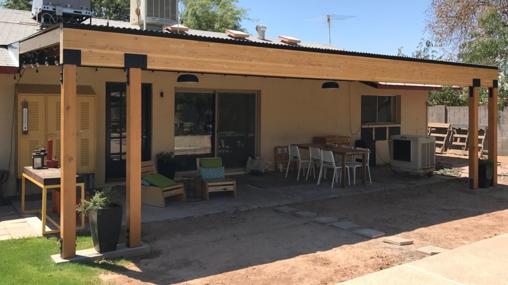 Unique Covered Patio Idea