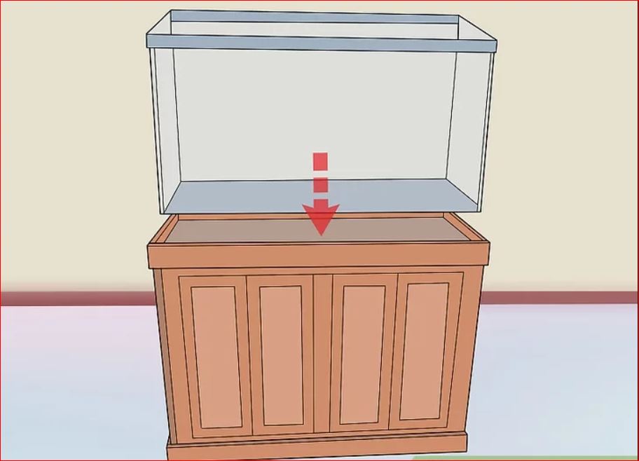 DIY aquarium stand