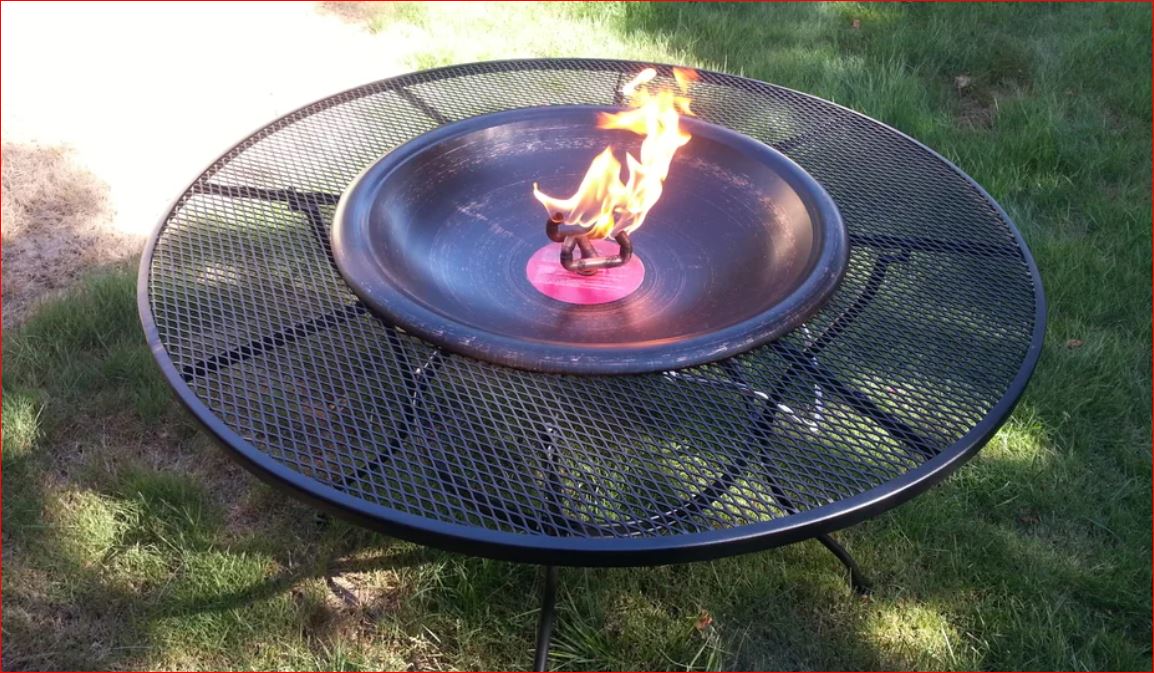 DIY Propane Fire Pit Table
