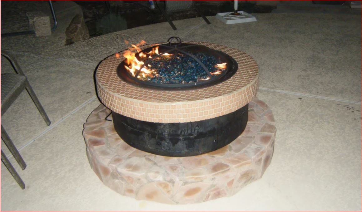 Three Tiered Propane Fire Pit