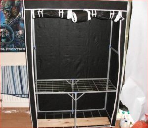 Recycled Wardrobe Grow Tent1
