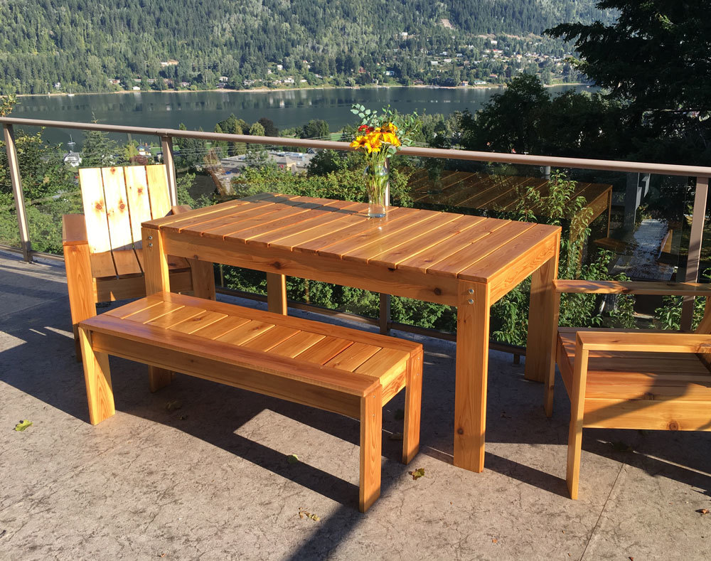 Outdoor Table with Chairs
