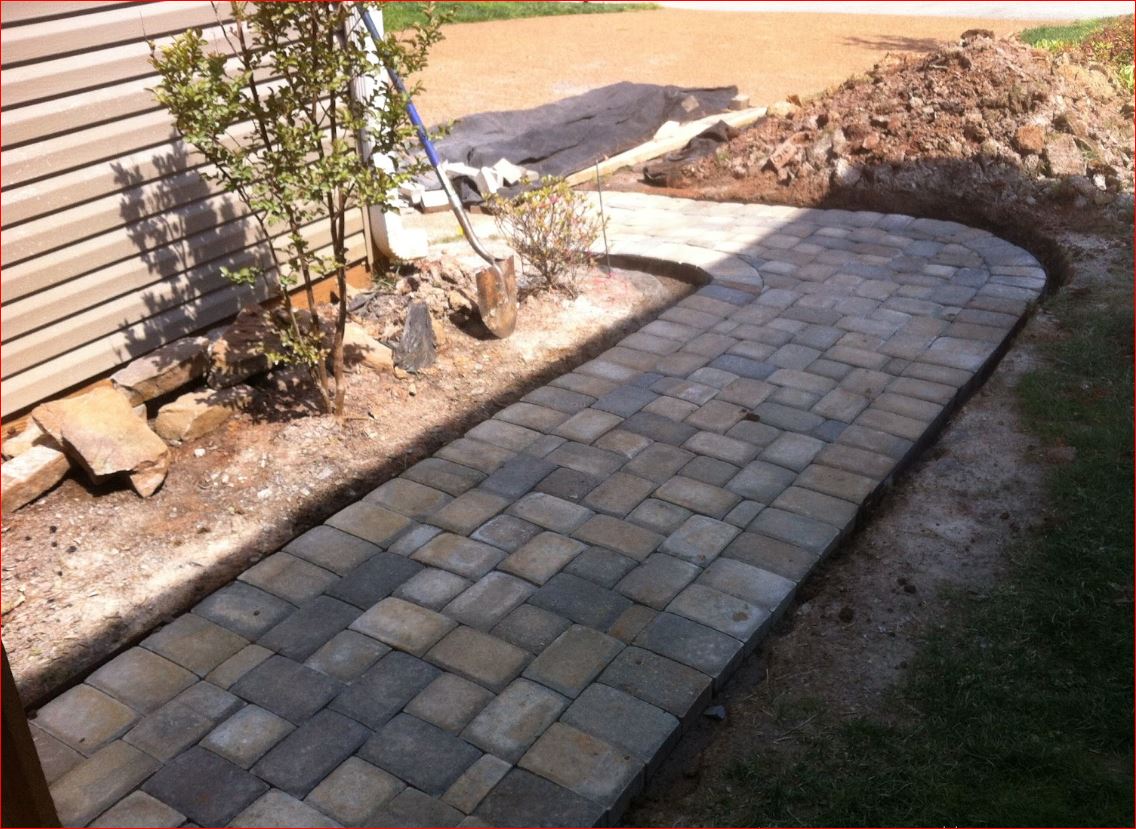 DIY Paver Path